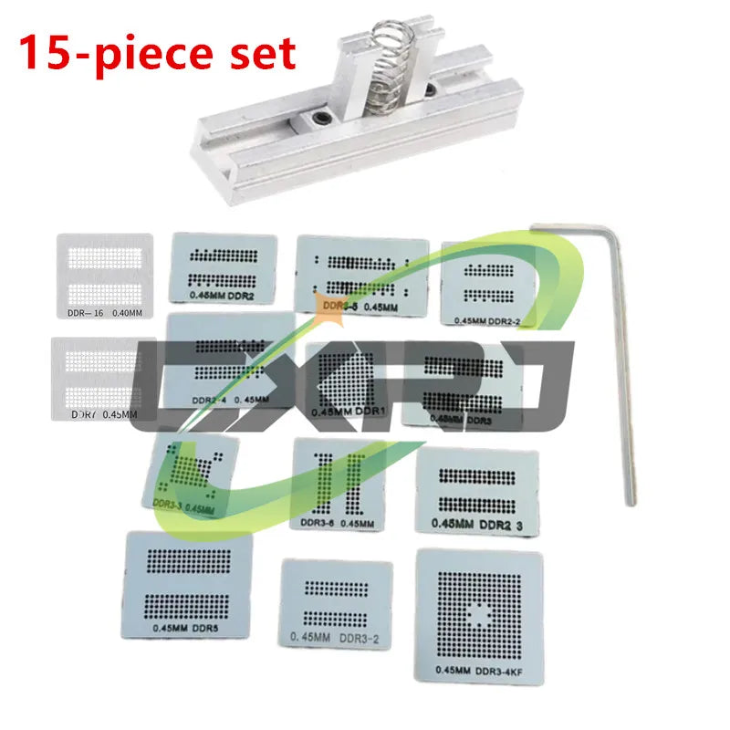 BGA Reballing Stencil Jig – DDR1 DDR2 DDR3 DDR5 GDDR5 Memory
