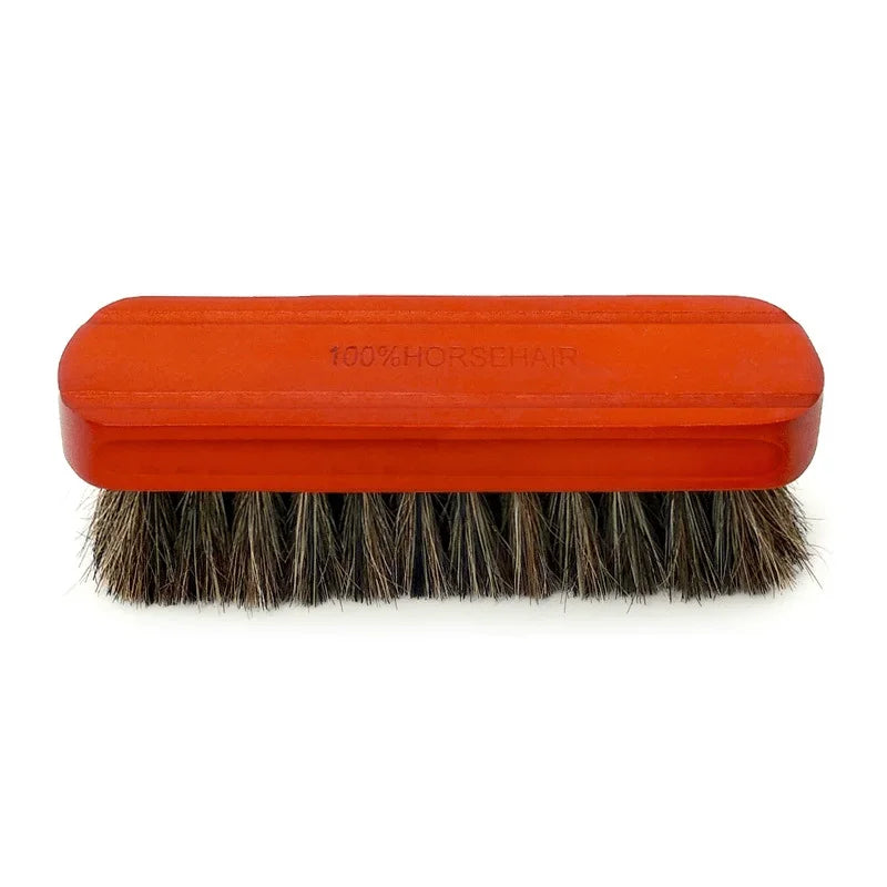 Genuine Horsehair Car Detailing Brush – Wooden Handle