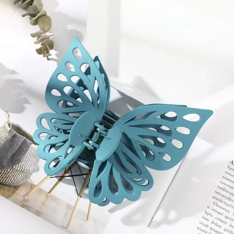 Large Hollow Butterfly Hair Claw Clip – Korean Fairy Style