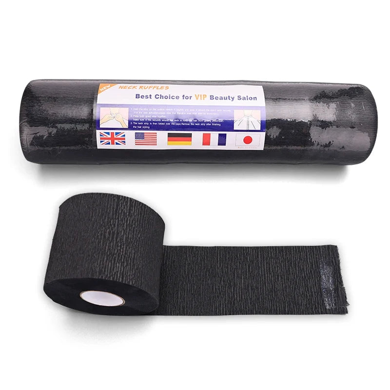 Disposable Barber Neck Paper Collar Strips | Salon Hairdressing
