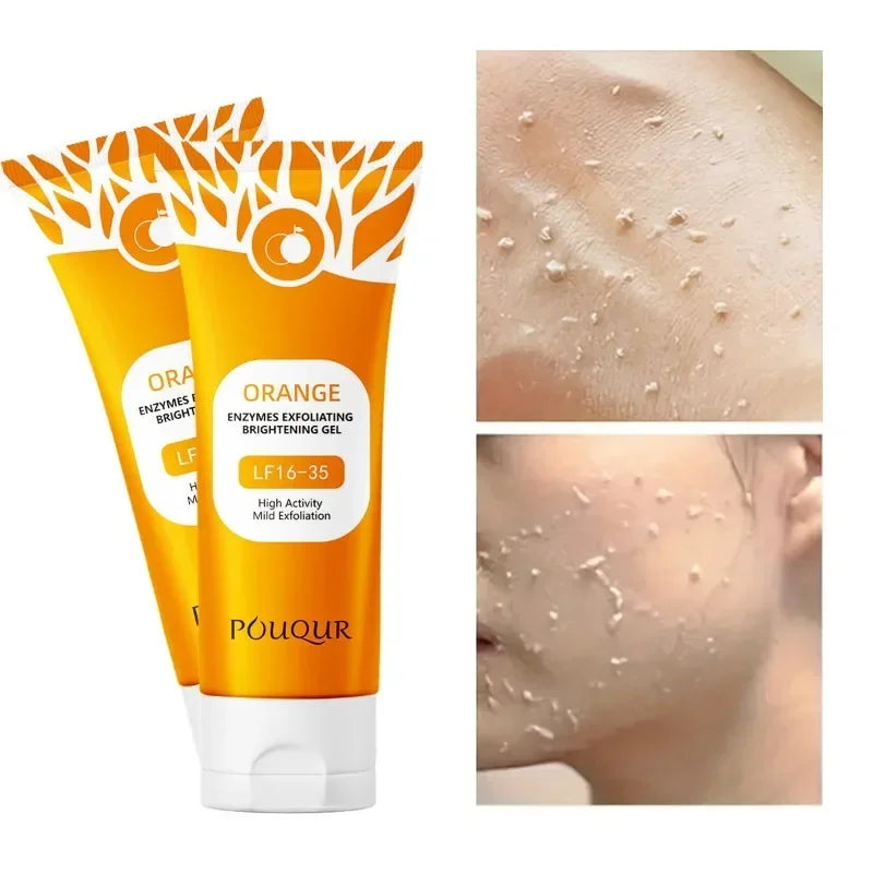 efero Orange Exfoliating Gel – Face & Body Scrub Dead Skin