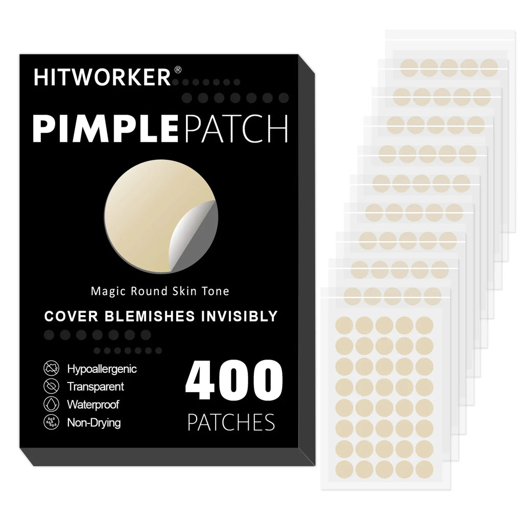 Invisible Waterproof Hydrocolloid Acne Patches – All Skin Types