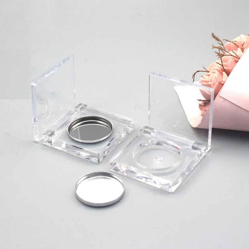Empty Portable Eyeshadow Palette Case – Custom Round Compact