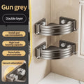 No-Drill Suction Cup Aluminum Bathroom Wall Shelf | Single Tier