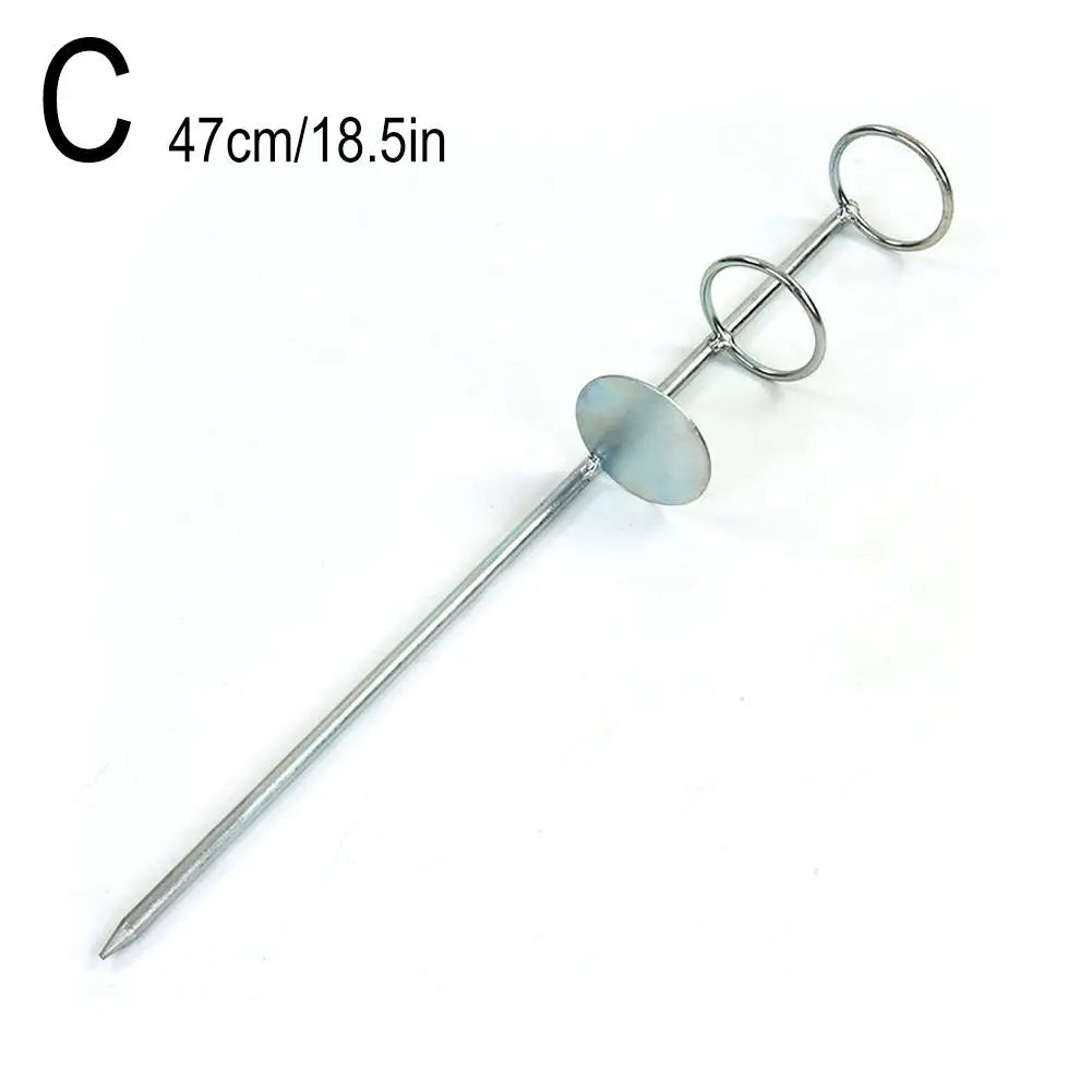 Stainless Steel Fishing Rod Holder Ground Plug Stand 30/37/47cm