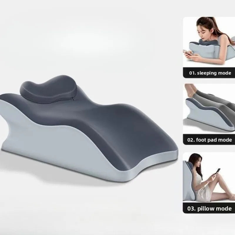Ergonomic Memory Foam Wedge Pillow | Curved Prone Design