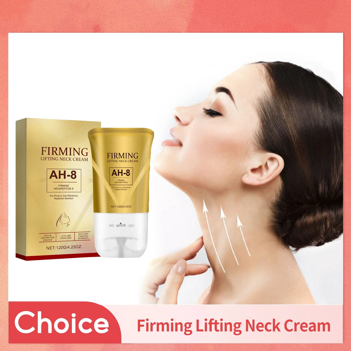 AH-8 Firming Lifting Neck Cream – Tighten & Smooth Neck Skin