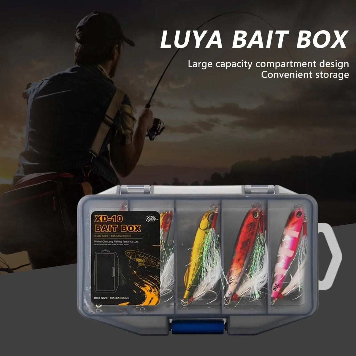 Multifunctional Fishing Tackle Box | Space-Saving Organizer
