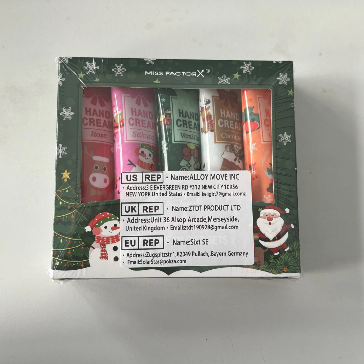 GUDU 5-Piece Hand Cream Gift Set – Travel Size 30g Moisturizer