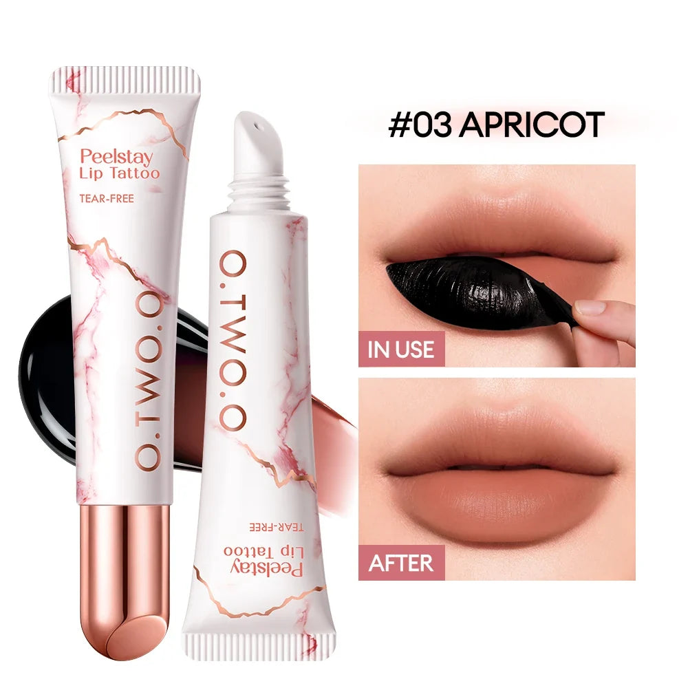 O.TWO.O Peel-Off Lip Stain | 48H Waterproof Color-Lock Lip Tint