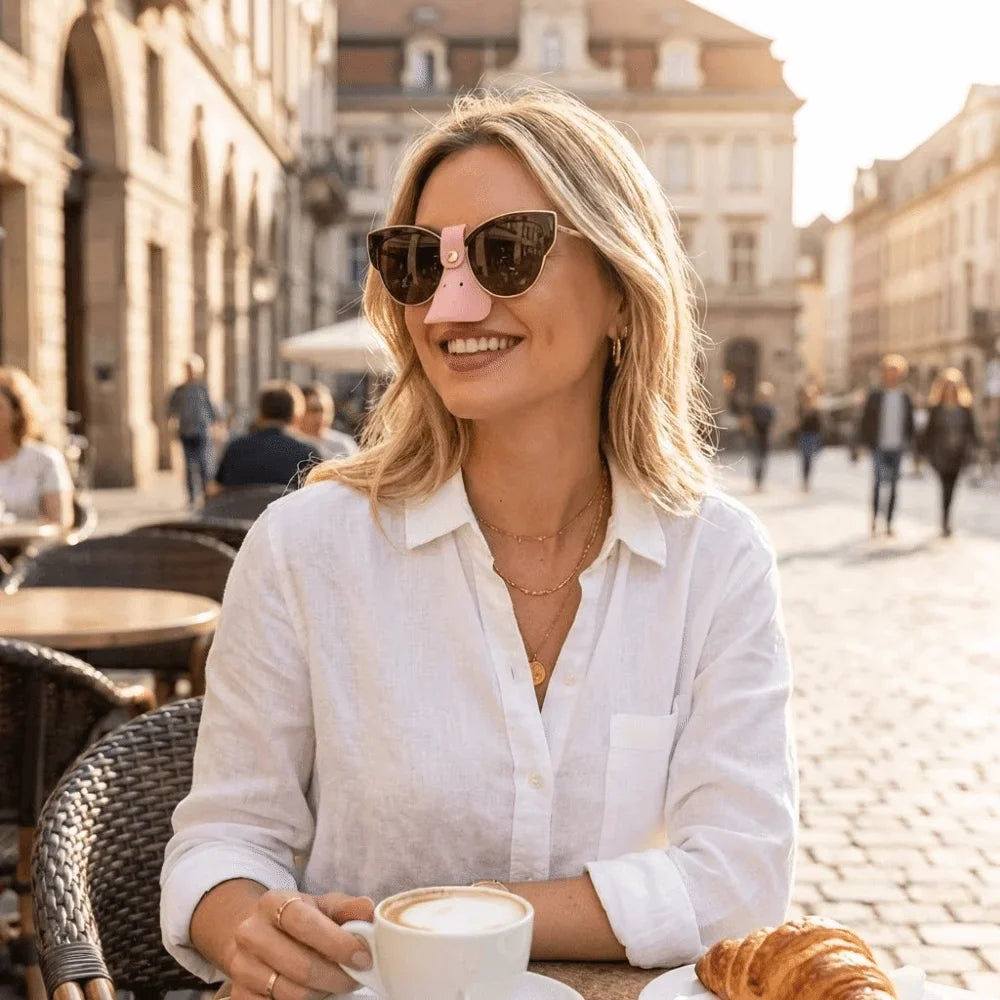 PU Leather Nose Guard for Sunglasses – UV Sun Protection