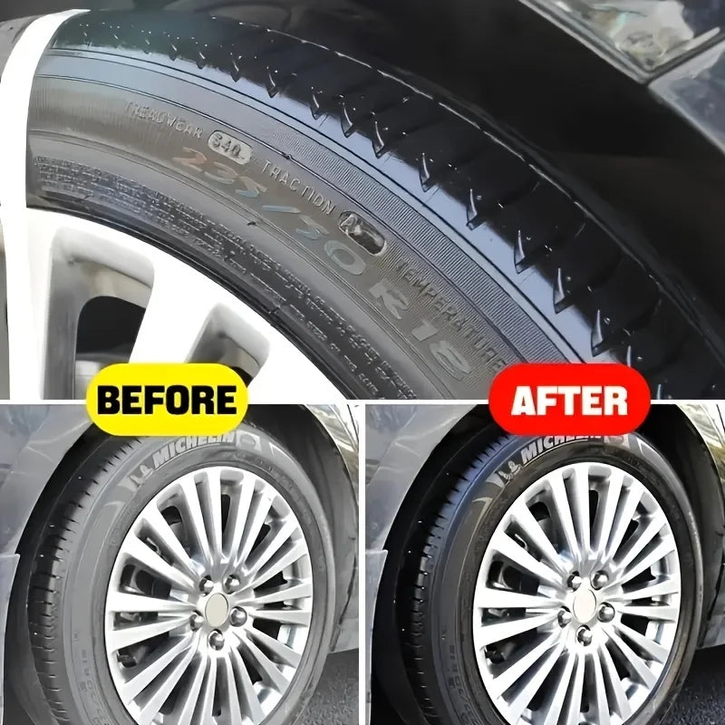 Tire & Wheel Shine Wax – Gloss Protection for Rubber & Vinyl