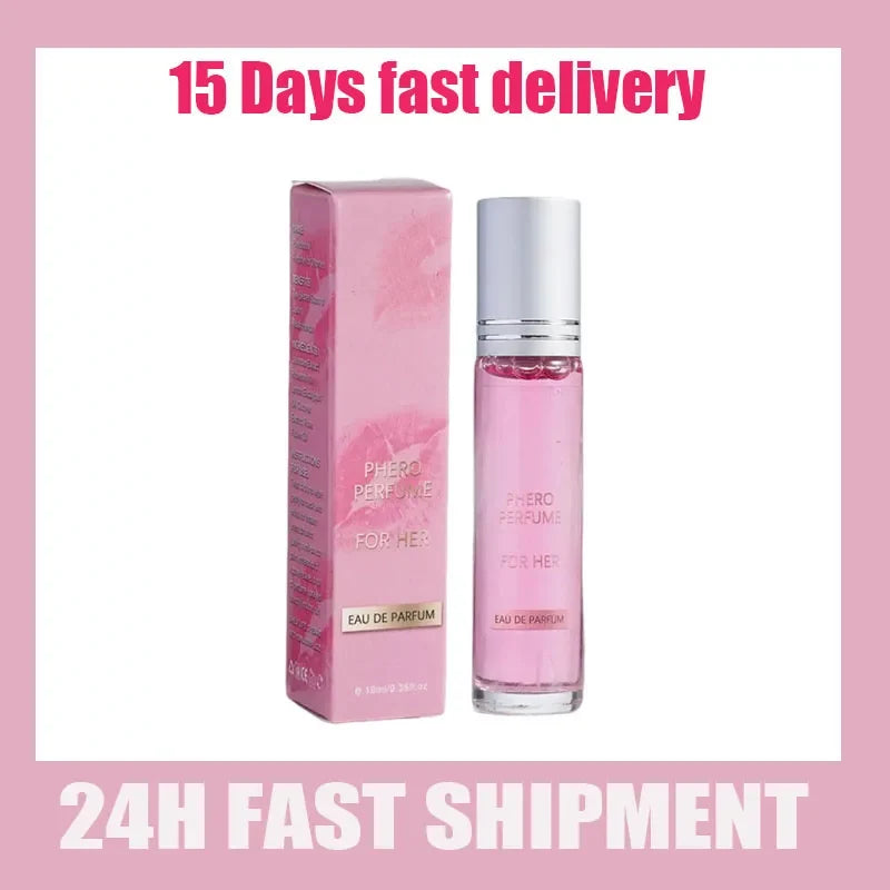 EELHOE 10ml Pink Rollerball Fragrance – Long-Lasting Scent