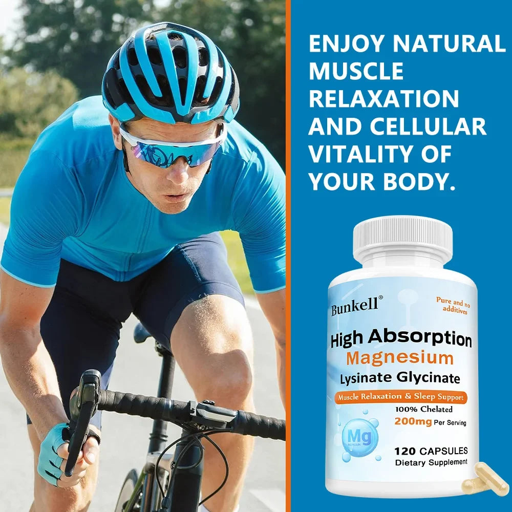 Magnesium Lysinate Glycinate Chelate 200mg | Sleep & Calm
