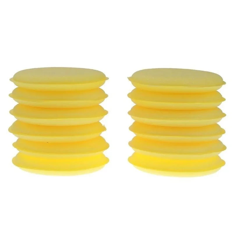 12-Pack Car Wax Foam Sponge Applicator Pads – Auto Detailing