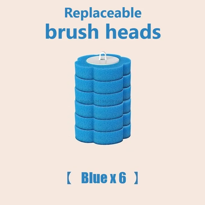 Disposable Toilet Brush Kit | Long Handle & Wall Mount