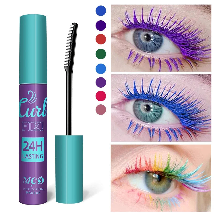 MCD Colorful Waterproof Mascara – Curling & Lengthening Lashes