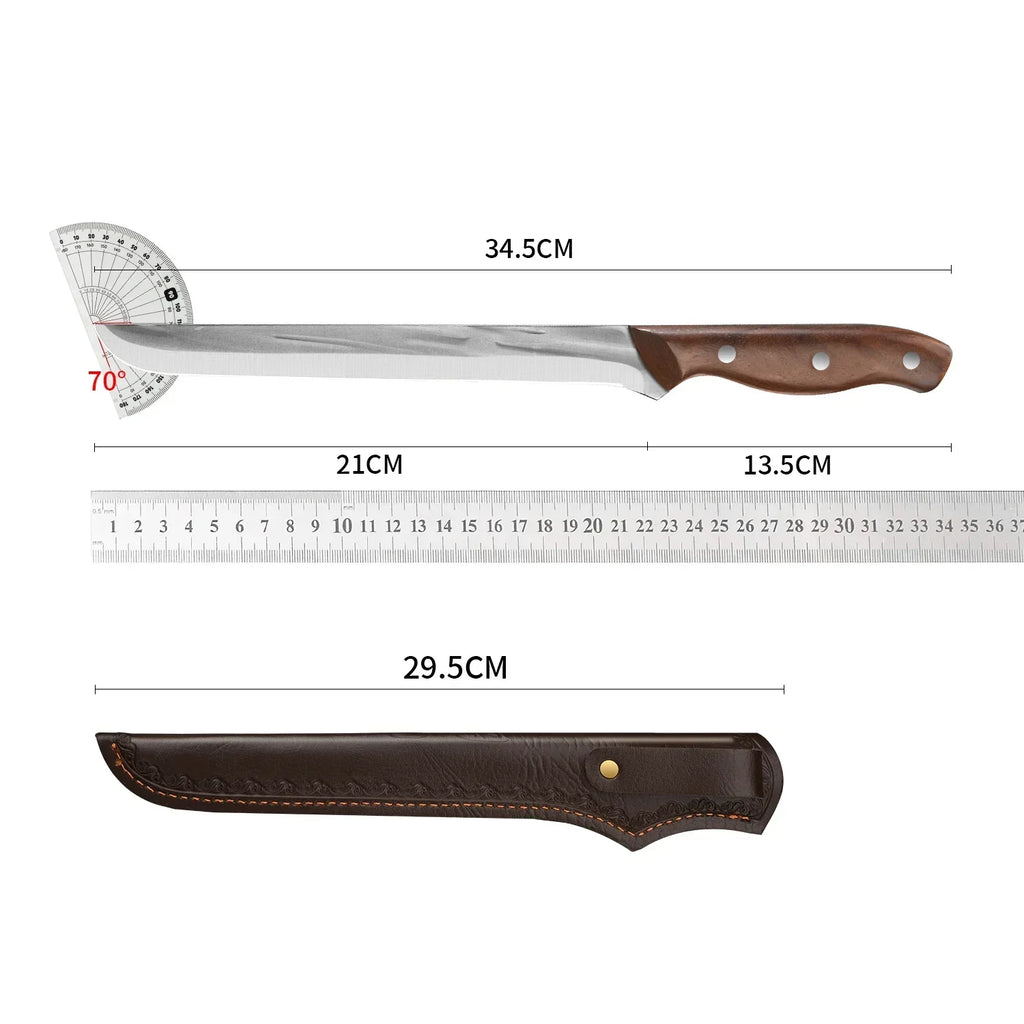 PLYS Stainless Steel Ham & Utility Kitchen Knife – 21cm
