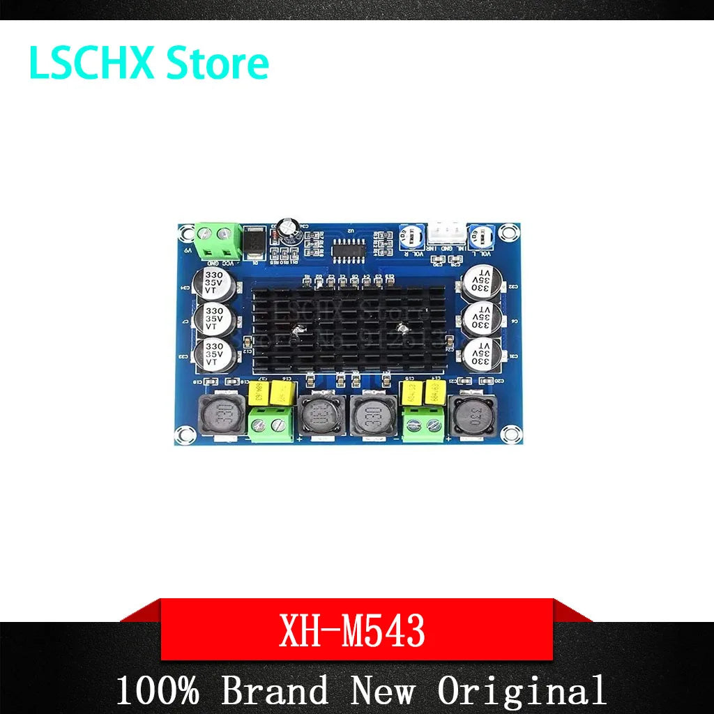 XH-M543 TPA3116D2 2×120W Dual Channel Stereo Amplifier Board