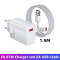 67W Fast USB-C Wall Charger & Cable for Xiaomi Redmi POCO
