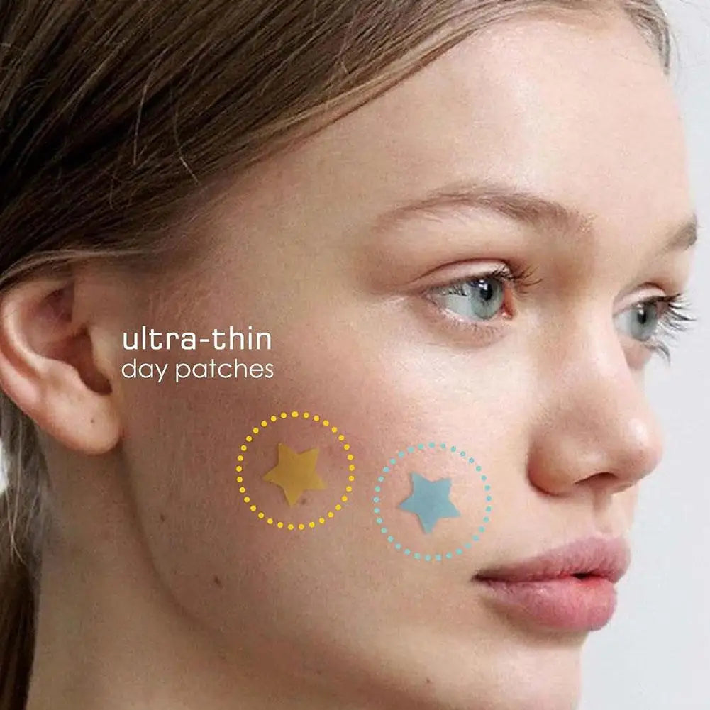 Colorful Star & Heart Hydrocolloid Acne Pimple Patches 168–252pc