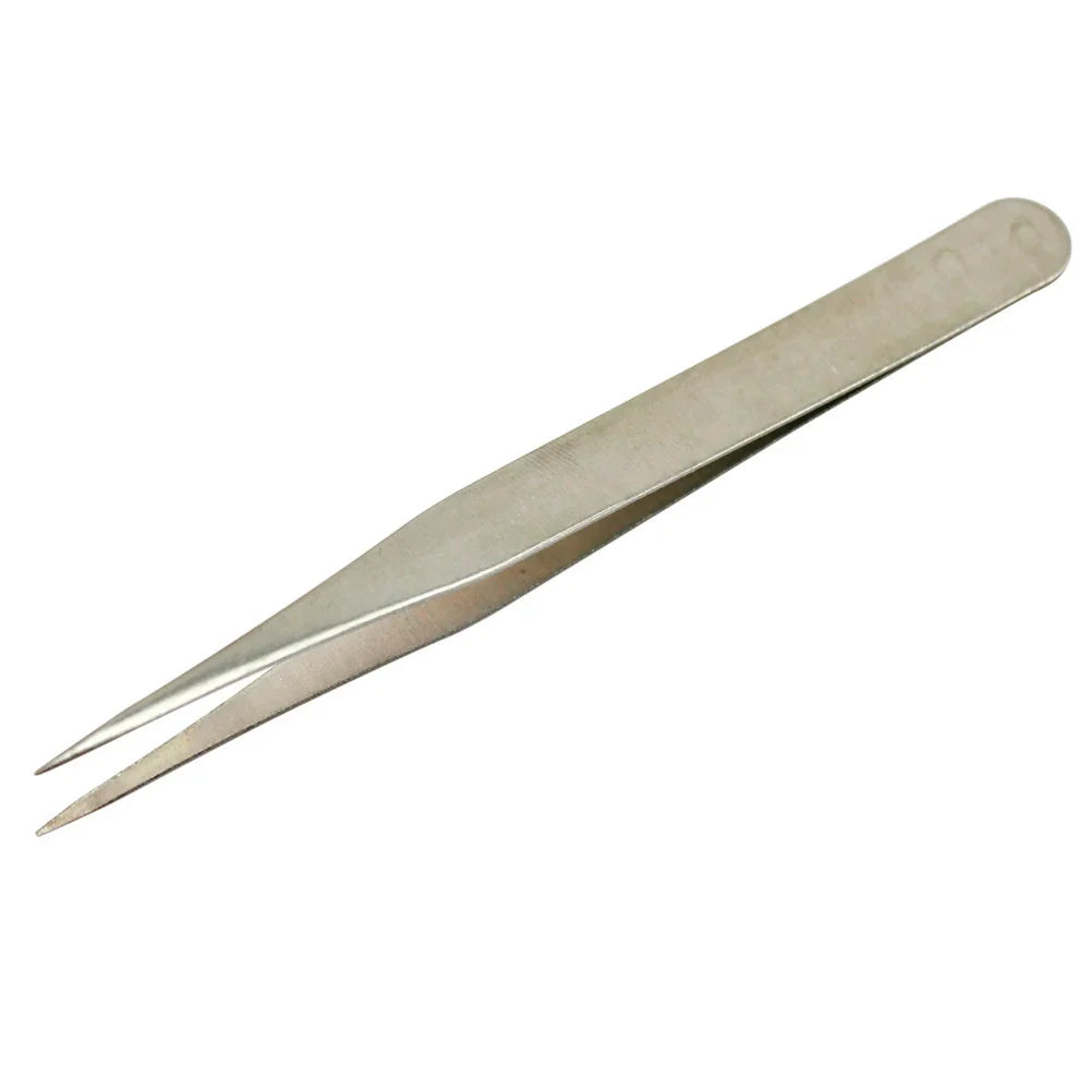 3-Piece Stainless Steel Precision Tweezers Set – Electronics Repair