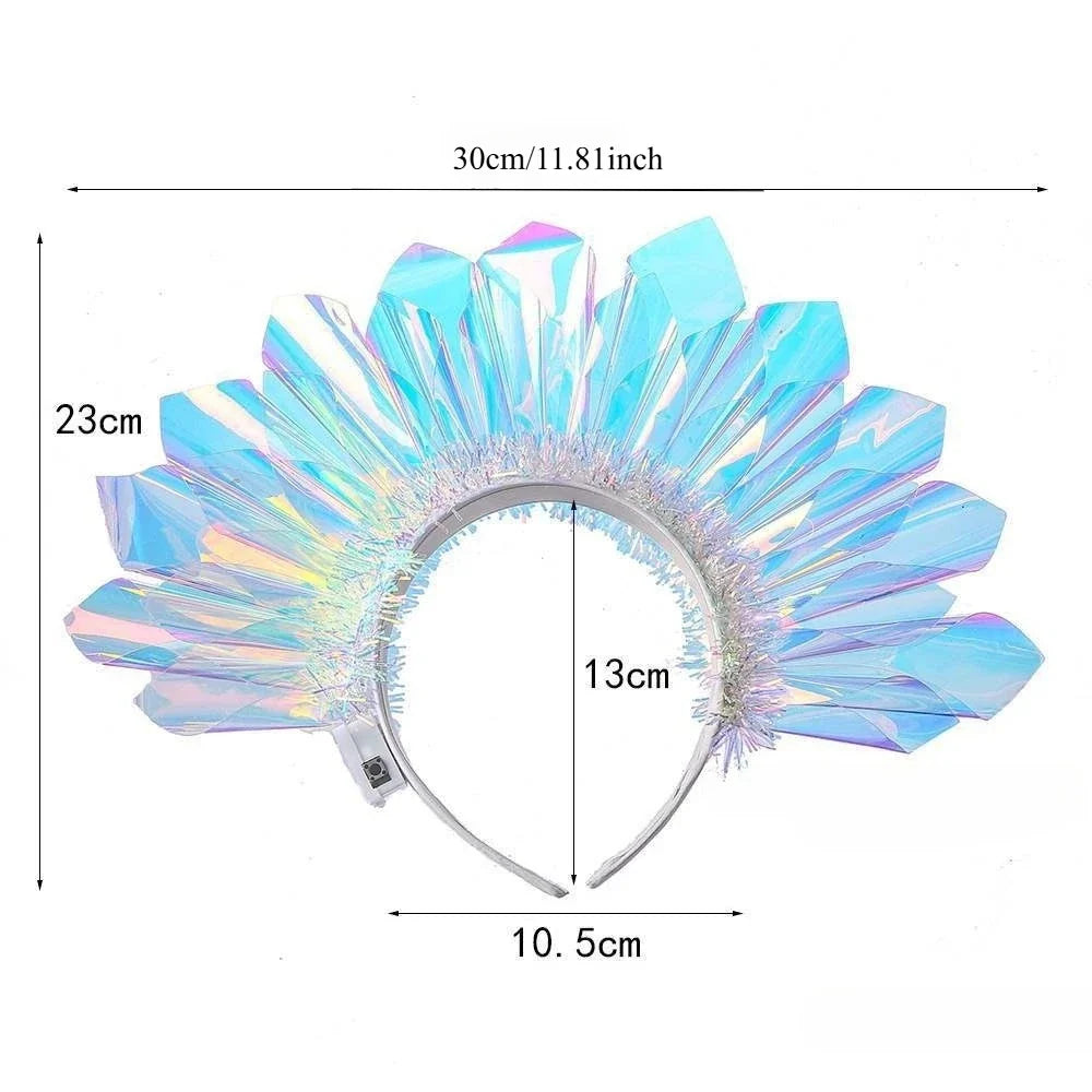 LED Light-Up Headband | Halloween & Party Hair Hoop