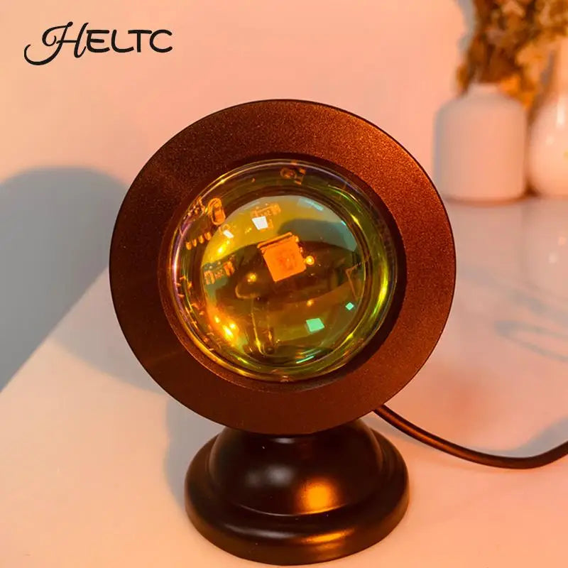 LED USB Sunset Lamp Projector | Portable Mood Night Light