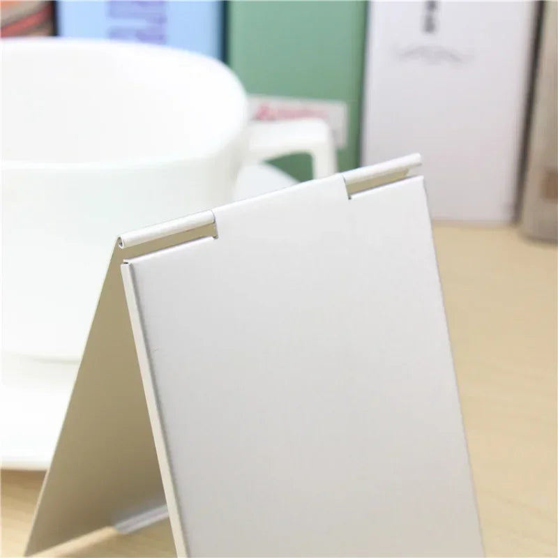 Mini Foldable Pocket Vanity Mirror | Compact Aluminum Makeup Mirror
