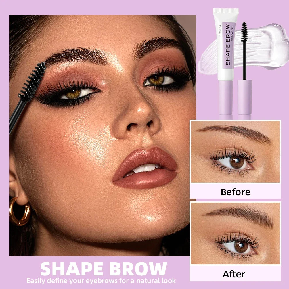 QIBEST Clear Eyebrow Soap Brow Gel – Long-Lasting Hold | 12g