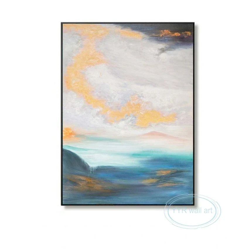 Handmade Abstract Oil Painting on Canvas | Wall Art Decor