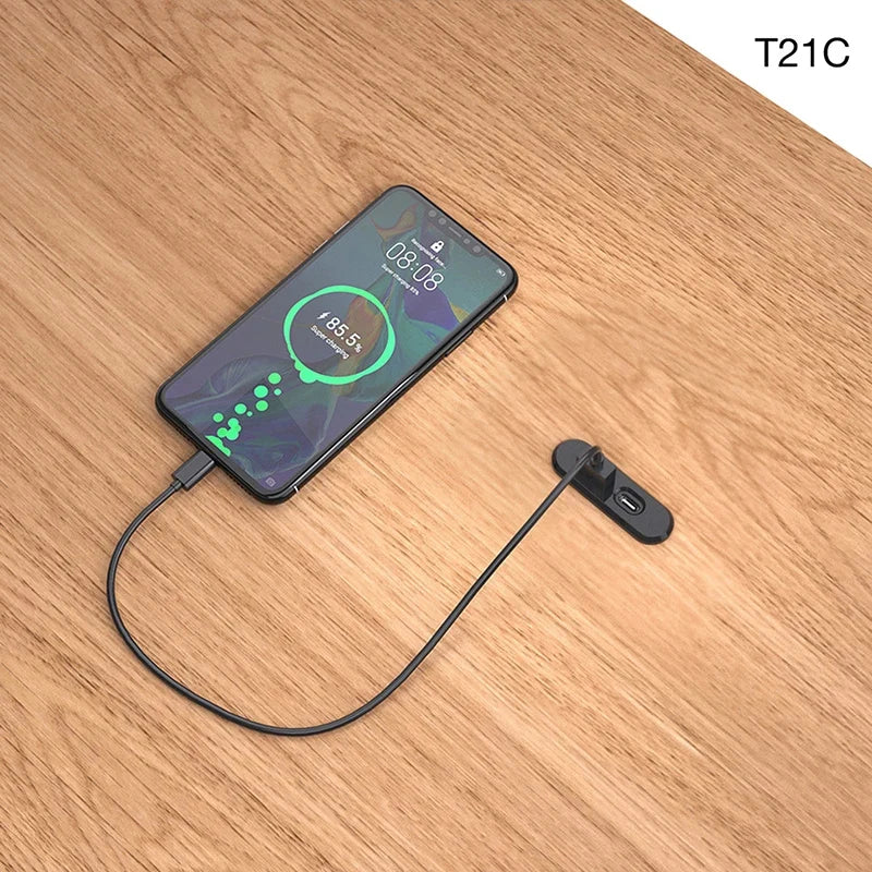 Office Bedroom Table Recessed Sockets 1 USB-A Type-c Built Desktop