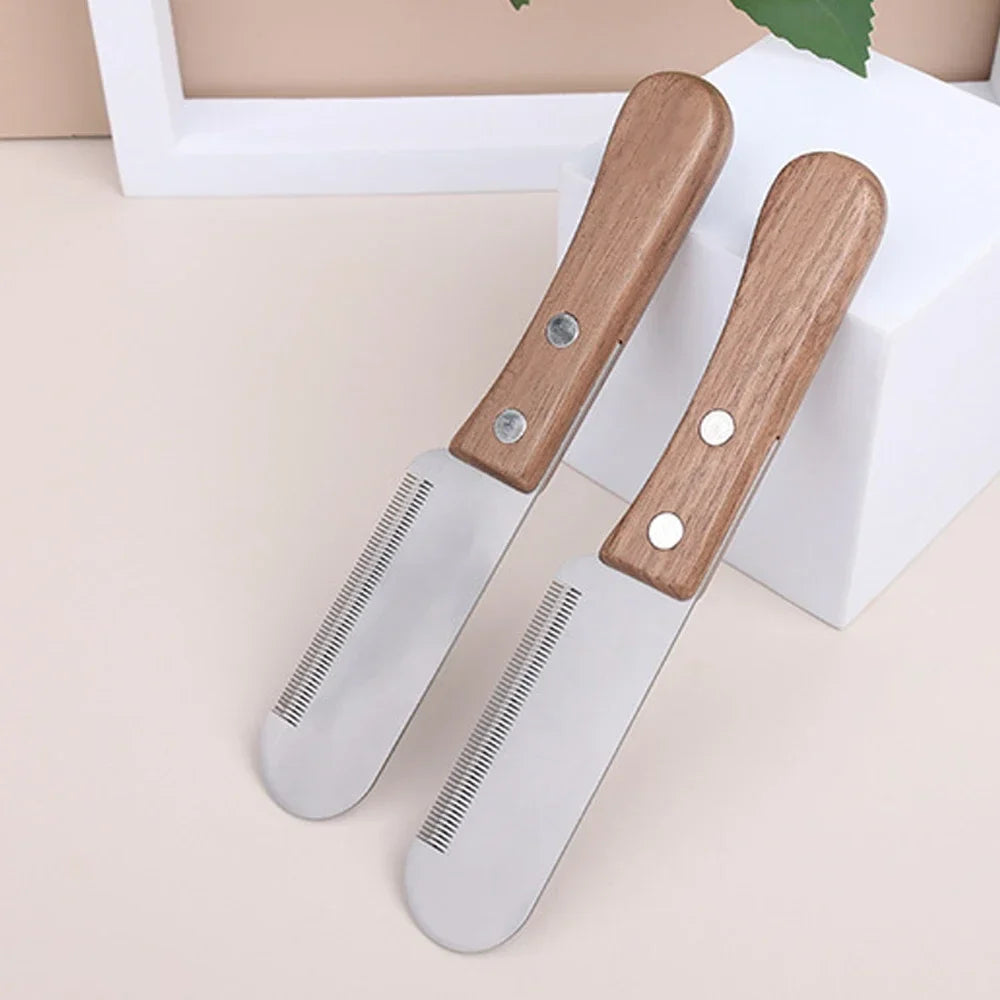 Professional Pet Stripping Knife | Dog & Cat Grooming Tool
