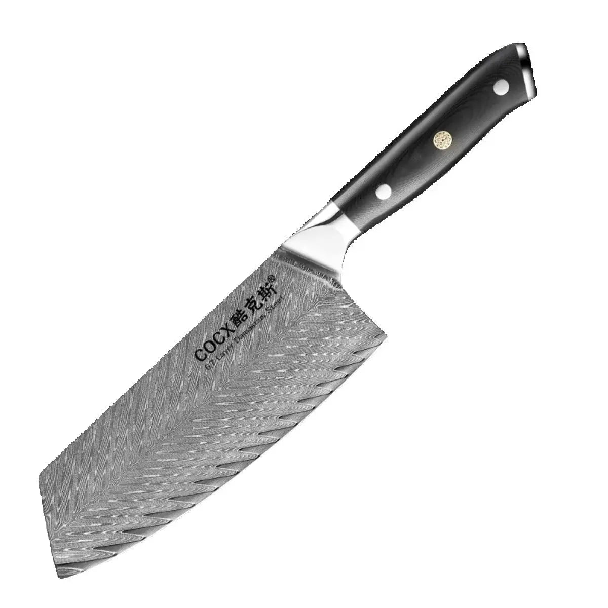 Damascus Steel Chef Knife – Japanese Style Meat Cleaver
