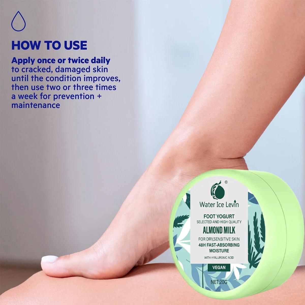 Ice Cooling Foot Cream – Collagen, Hyaluronic Acid & Vitamin C
