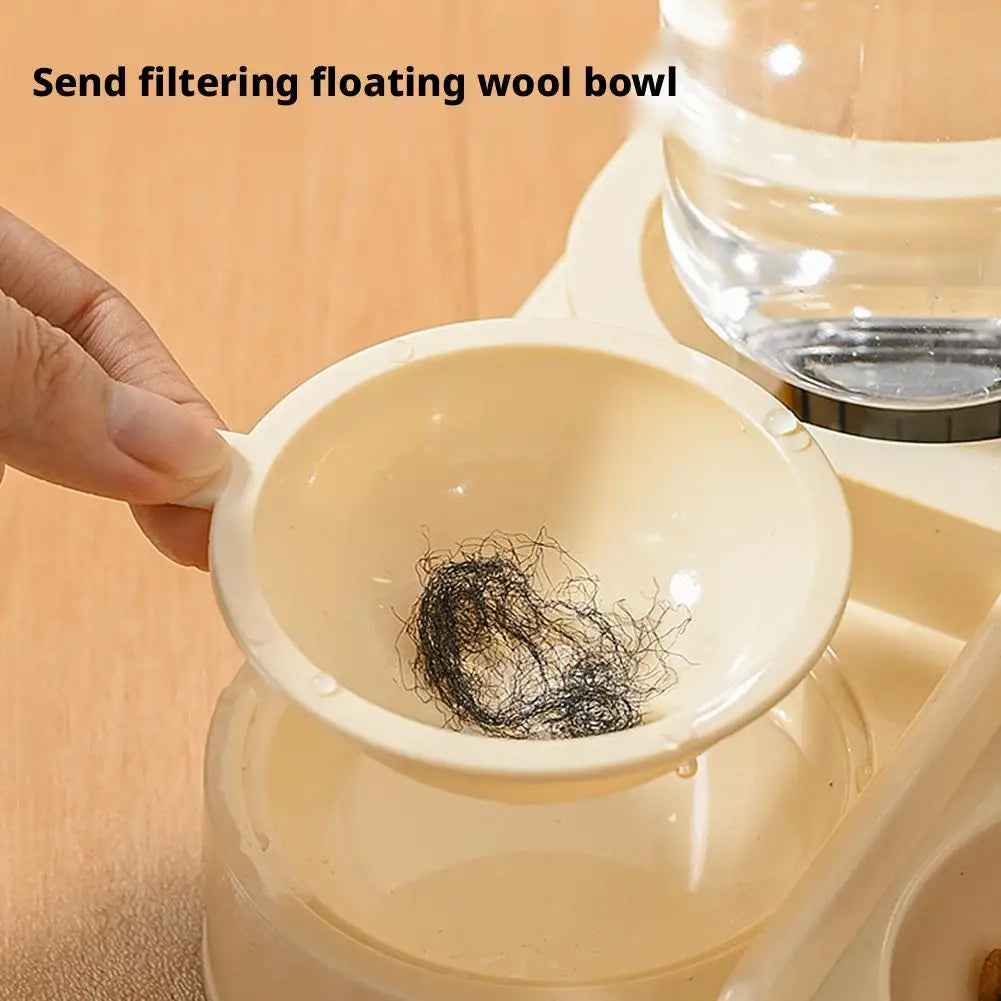 All-in-One Cat Feeder & Water Dispenser | Dual Bowl, 4 Colors