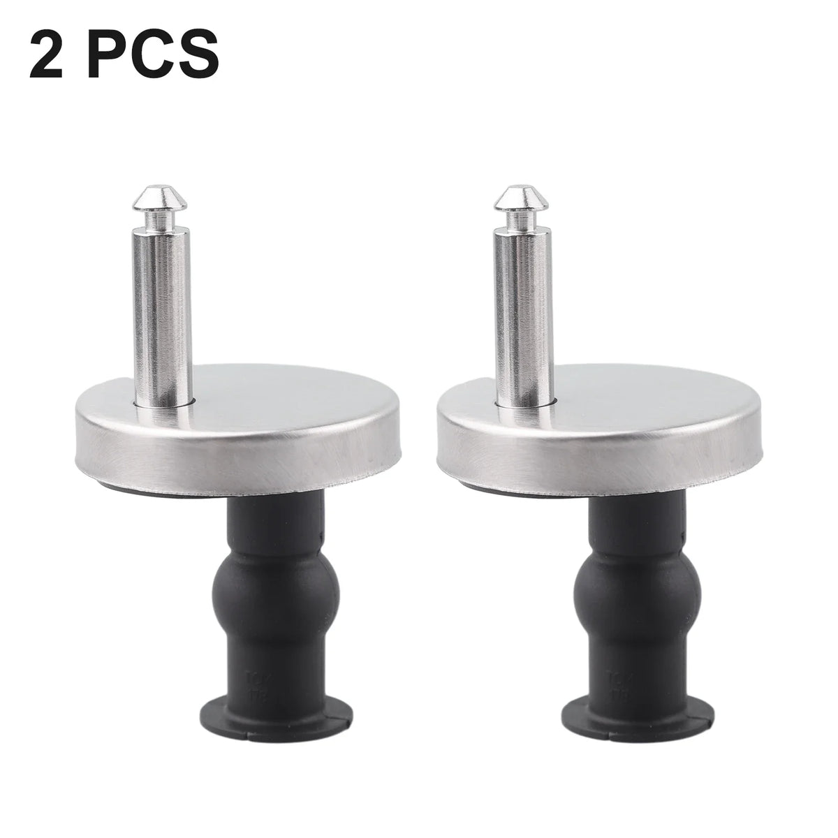 2-Pack Top Fix Toilet Seat Hinges – Soft Close & Quick Release