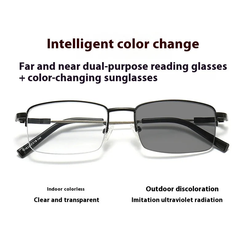 Multifocal Progressive Reading Glasses – HD Photochromic