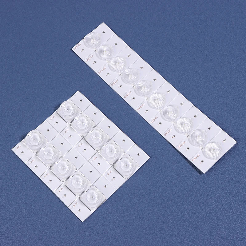 10Pcs SMD LED Beads 3V 6V TV Backlight Strip Repair 32–65 Inch