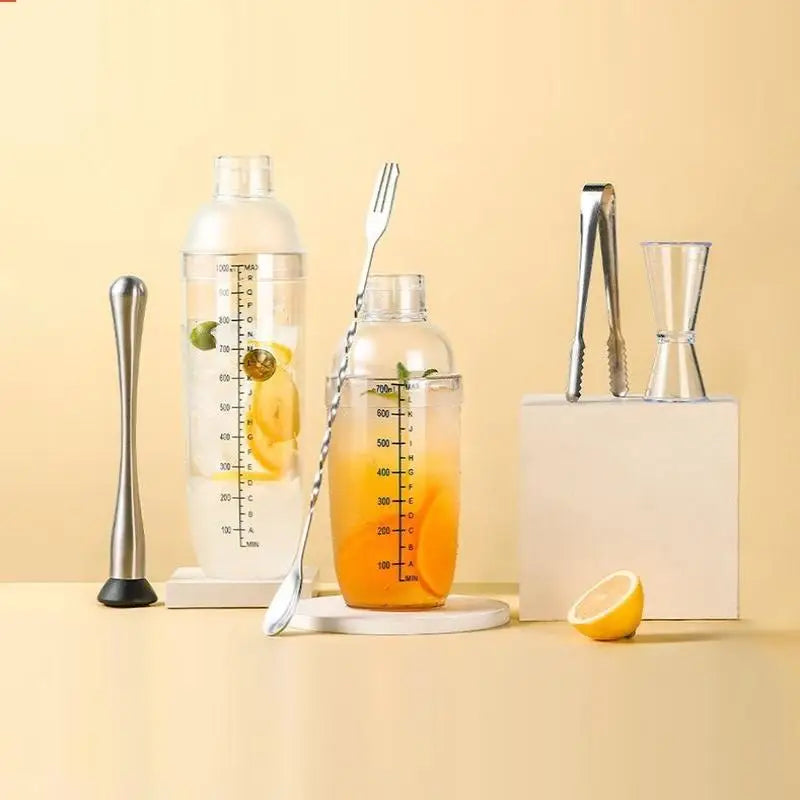 Cocktail Shaker & Jigger Set 3/5/7 Pcs – Home Bar Kit