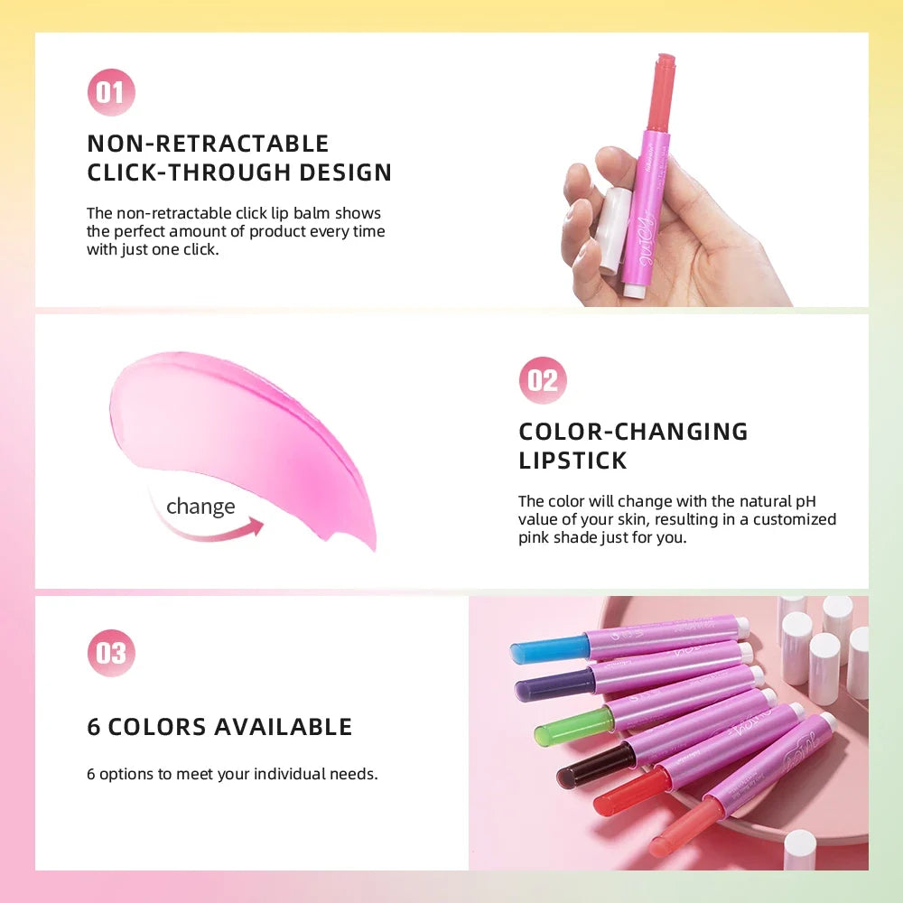 pH Color Changing Lip Balm – Moisturizing & Long Lasting