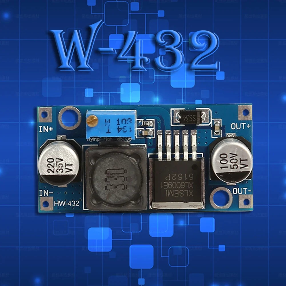 XL6009 DC-DC Boost Step-Up Power Module 3–32V to 5–35V