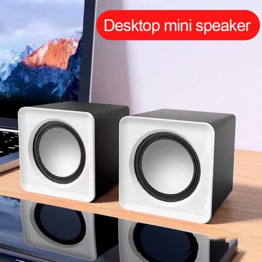 AyeBeau Mini USB Stereo Speakers for PC, Laptop & Desktop