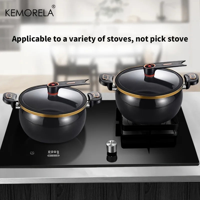 KEMORELA 7L Non-Stick Soup Pot 26cm – Induction & Gas Stove