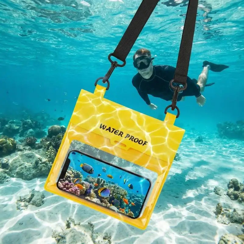 Waterproof Phone Pouch Waist Pack – Touchscreen Dry Bag