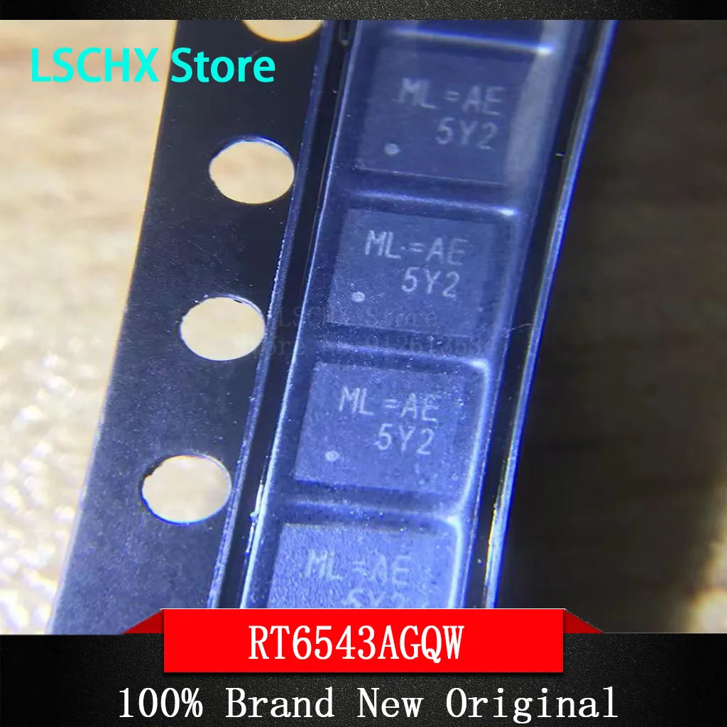 10pcs RT6543AGQW QFN-20 & RT3612EGGQW QFN-32 AC-DC IC Pack