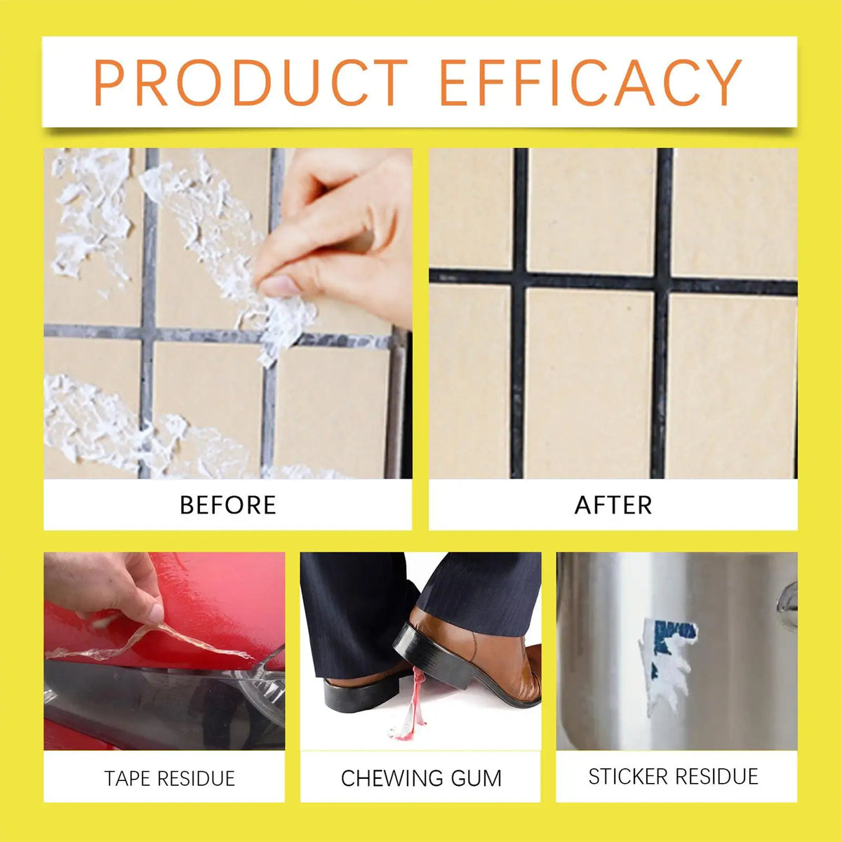 Odorless Adhesive Remover Spray – 120ml Multi-Surface Cleaner