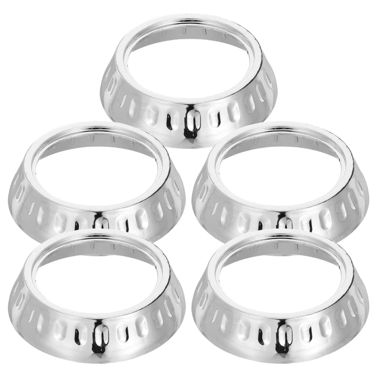 5-Pack Bar Stool Base Disc Covers | Round Plastic Trim Shroud