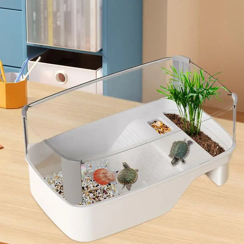 Small Turtle Tank Kit – Basking, Climbing & Decor Included