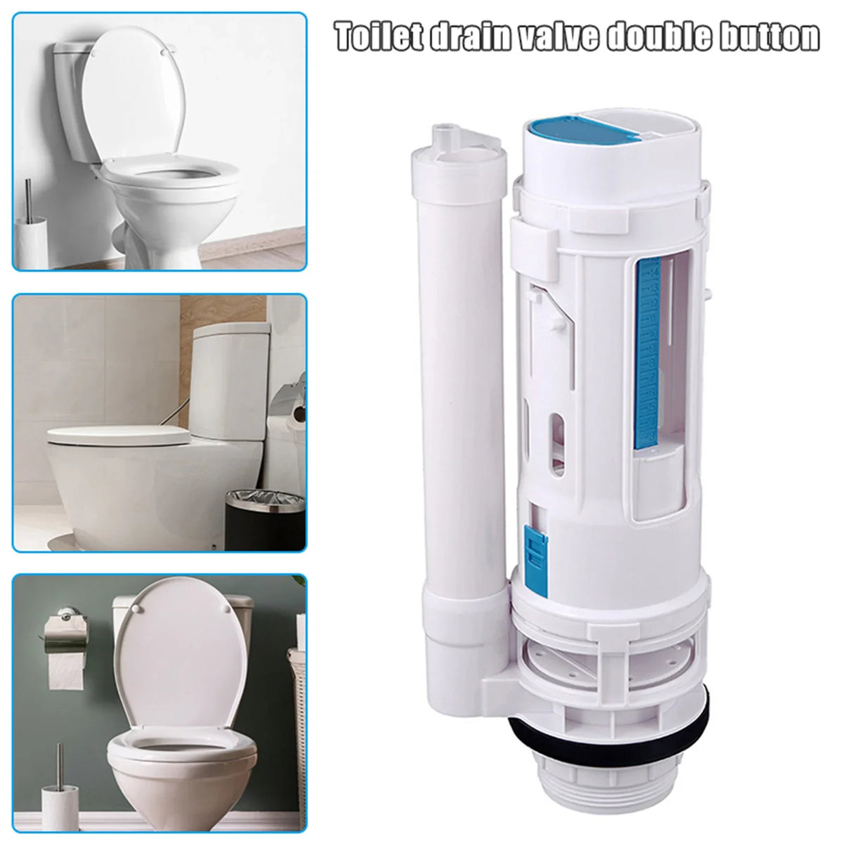 Toilet Dual Flush Valve Kit – Easy Install, Water-Saving